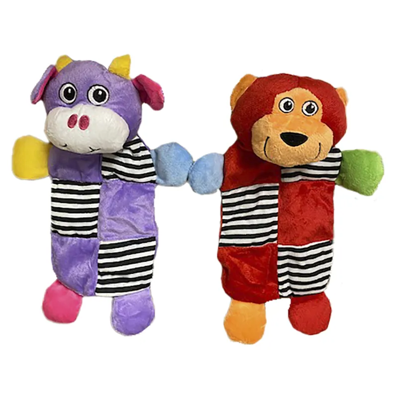 Hem and Boo Cow and Monkey Dog Toy